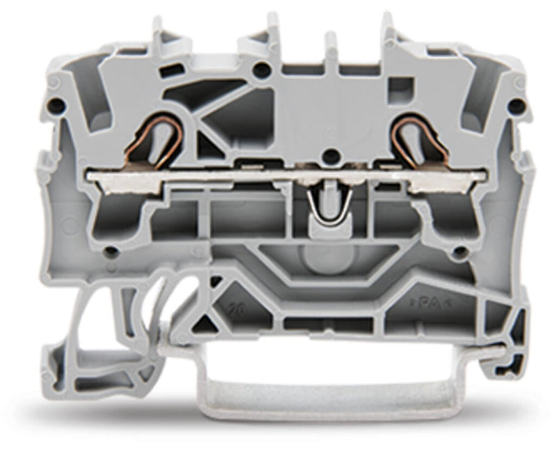 2002 - 1201 Wago 2 conductor through terminal block - Gabby Electric