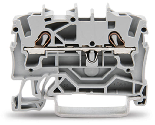 2002 - 1201 Wago 2 conductor through terminal block - Gabby Electric