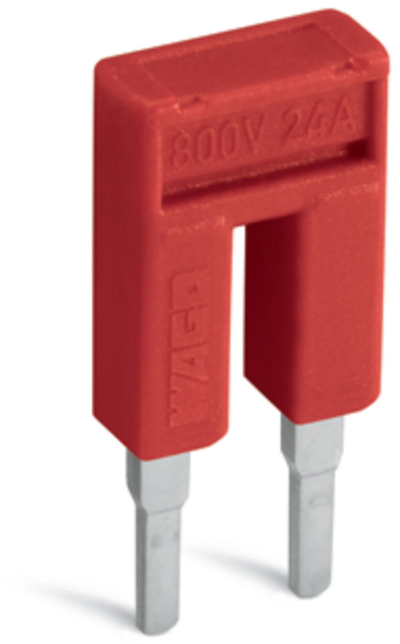 2002 - 402/000 - 005 Wago Jumper 2 - Way Insulated, red - Gabby Electric