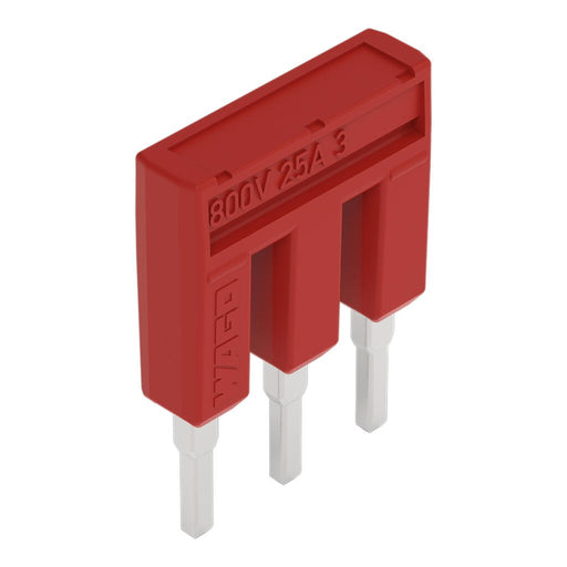 2002 - 403/000 - 005 Wago Jumper 3 - Way Insulated, red - Gabby Electric