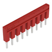 2002 - 409/000 - 005 Wago Jumper 9 - Way, red - Gabby Electric