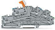 2003 - 6641 Wago Multilevel Installation Terminal Block With Operating Slots 2,5mm², grey - Gabby Electric