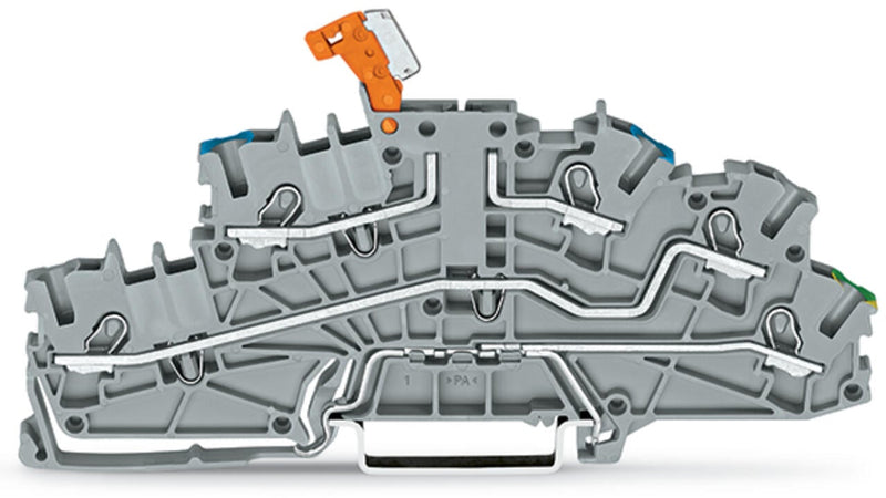 2003 - 6641 Wago Multilevel Installation Terminal Block With Operating Slots 2,5mm², grey - Gabby Electric