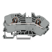 2016 - 7601 Wago 2 - Conductor Supply Terminal Blocks 16mm², grey - Gabby Electric