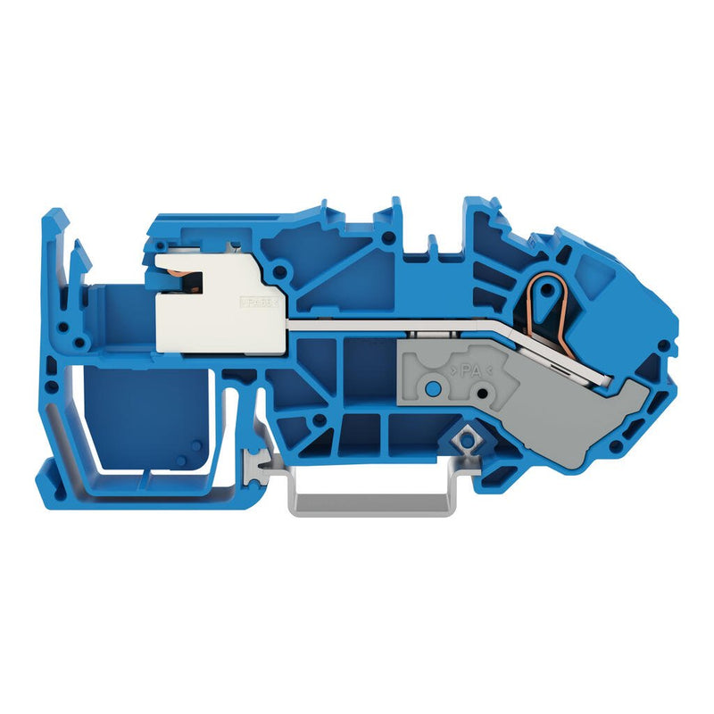 2016 - 7714 Wago 1 - Conductor N - Disconnect Terminal Block 16mm², blue - Gabby Electric