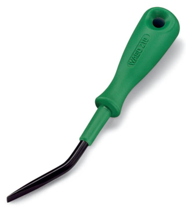 210 - 648 Wago Operating Tool Blade, 2.5 x 0.4mm, Angled, Short