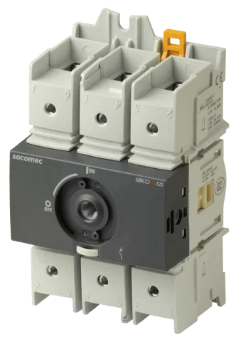 22003011 Socomec Switch Disconnector SIRCO M 3P 125A 690 VAC Rotary switch - Gabby Electric