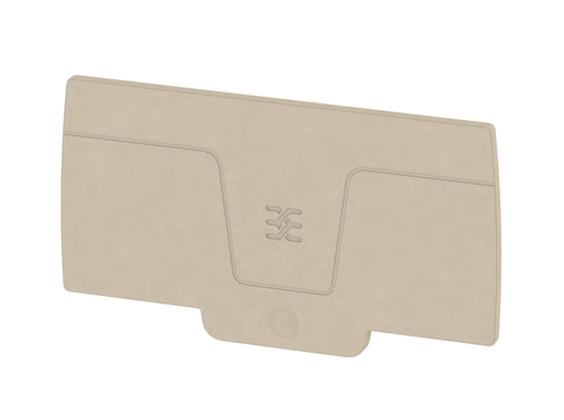 2490380000 AEP 2C 10/16 A - series end plate, dark beige - Gabby Electric