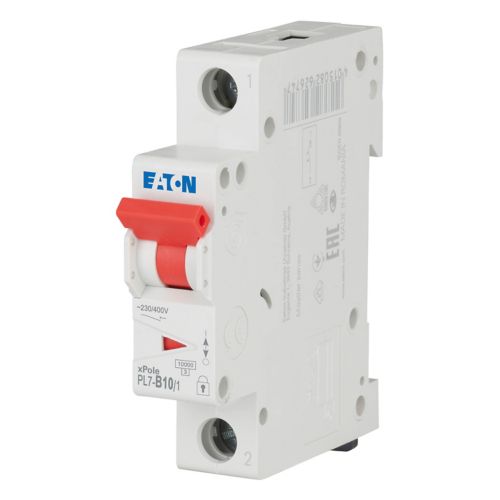 262674 PL7 - B10/1 Miniature Circuit Breaker 10A 1P B - Gabby Electric