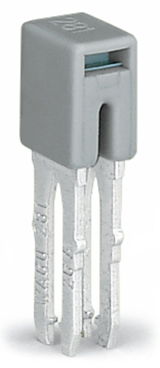 281 - 402 Wago Jumper, Insulated, Gray