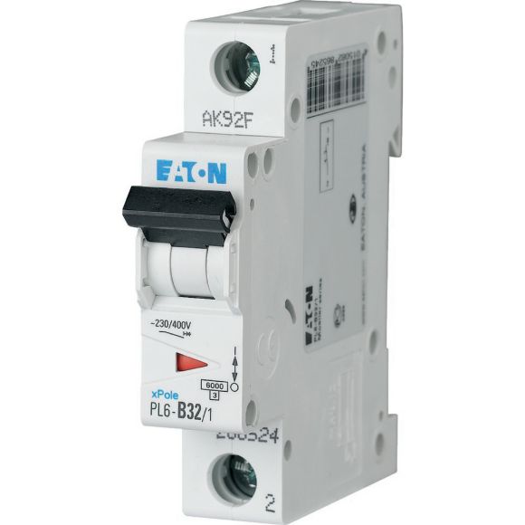 286536 PL6 - C32/1 Miniature circuit breaker 1P C32A 6kA