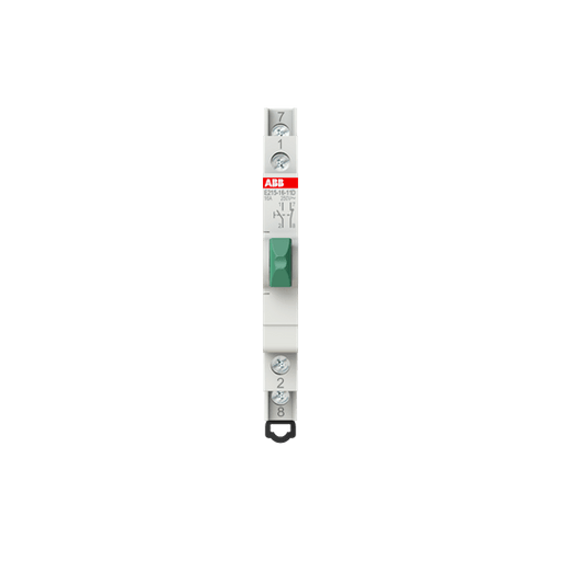 2CCA703152R0001 E215 - 16 - 11DPushbutton,16 A,acc. to EN 250 V AC,1NO,1NC,0CO, El. Color:Green, MW:0.5 - Gabby Electric