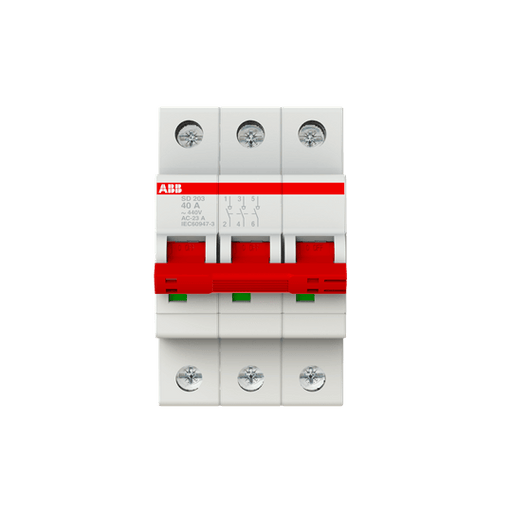 2CDD283101R0040 SD203/40 Switch Disconnectors - Gabby Electric