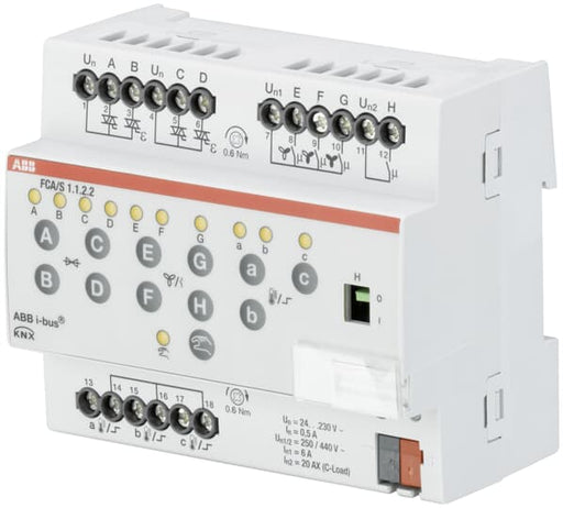 2CDG110194R0011 Abb FCA/S1.1.2.2 Fan Coil Actuator, PWM, Manual Operation, MDRC - Gabby Electric