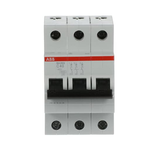 2CDS213001R0404 SH203 - C40 Miniature Circuit Breaker - 3P - C - 40 A - Gabby Electric