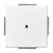 2CKA001710A3161 1742 - 84 Cover Plate Blind cap 1 gang with Mounting plate studio white - 63x63 - Gabby Electric