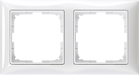 2CKA001725A1480 2512 - 94 - 507 Cover Frame 2gang(s) alpine white - Basic55 - Gabby Electric