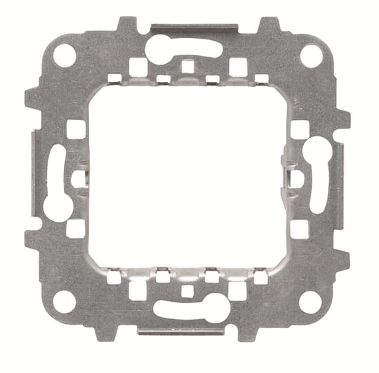 2CLA227190N1001 N2271.9 Mounting plate for European box 1 gang Stainless steel - Zenit - Gabby Electric