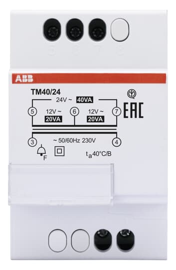 2CSM228785R0802 TM40/24 Fail safe bell transformer - Gabby Electric