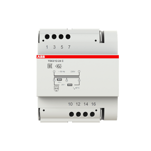 2CSM631043R0811 TS 63/12 - 24 C Safety isolating transformer - Gabby Electric