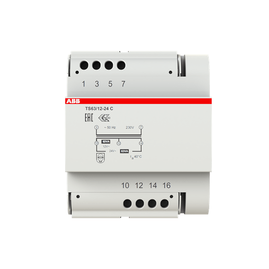 2CSM631043R0811 TS 63/12 - 24 C Safety isolating transformer - Gabby Electric