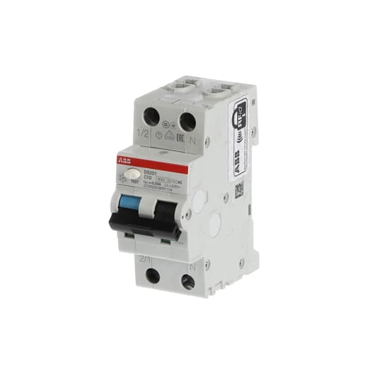 2CSR255080R1104 DS201 C10 AC30 Residual Current Circuit Breaker with Overcurrent Protection - Gabby Electric