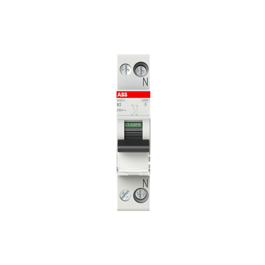 2CSS245101R0025 SN201 L - B2 Miniature circuit breaker - 1+NP - B - 2 A - Gabby Electric