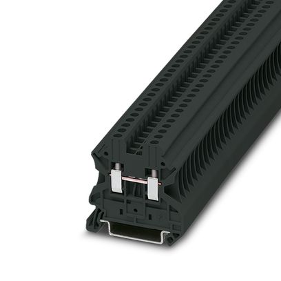 3045088 Phoenix Contact UT 2,5mm² Feed - through terminal block, black - Gabby Electric