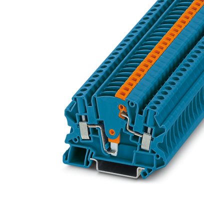 Phoenix Contact 3047454 UTME 4-P/P BU Test disconnect terminal block ...