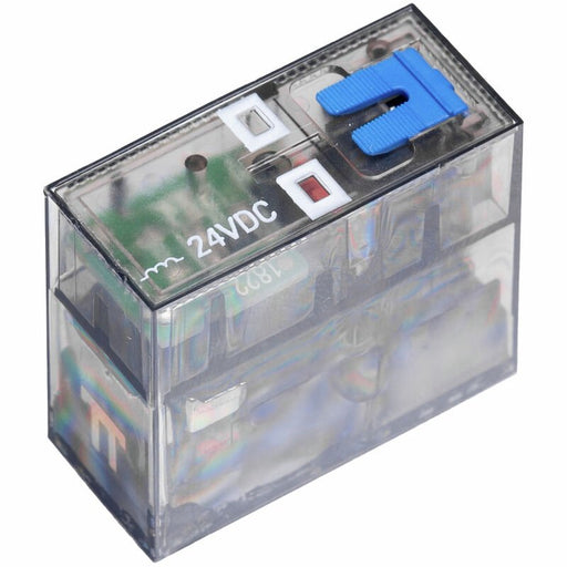 3052510000 Weidmuller CRI20024T CUBESERIES, Relay, 2CO 24V DC 8A, with Test Button - Gabby Electric