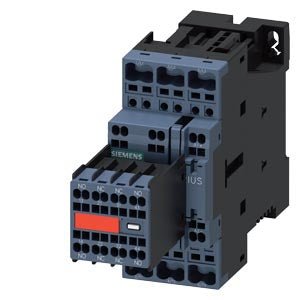 3RT2023-2FB44-3MA0 Siemens Power Contactor 3P 9A 4kW 400V 24VDC 2NO+2NC, Spring-Loaded Terminal, Size: S0