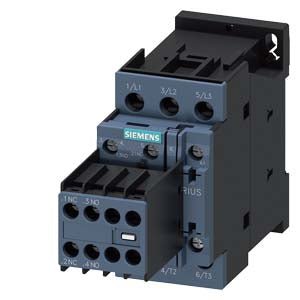 3RT2028 - 1AP04 Siemens Power Contactor 3P 38A 18,5kW 230VAC 2NO+2NC, Screw Terminal, Size: S0, Removable Auxiliary Switch