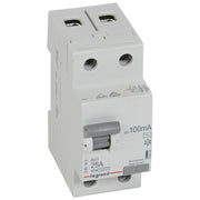 402028 Legrand RX³ Residual current circuit breaker 2P 230V 25A 100 mA AC type - Gabby Electric