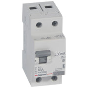 402038 Legrand RX³ Residual current circuit breaker 2P 230V 63A 30 mA A type - Gabby Electric