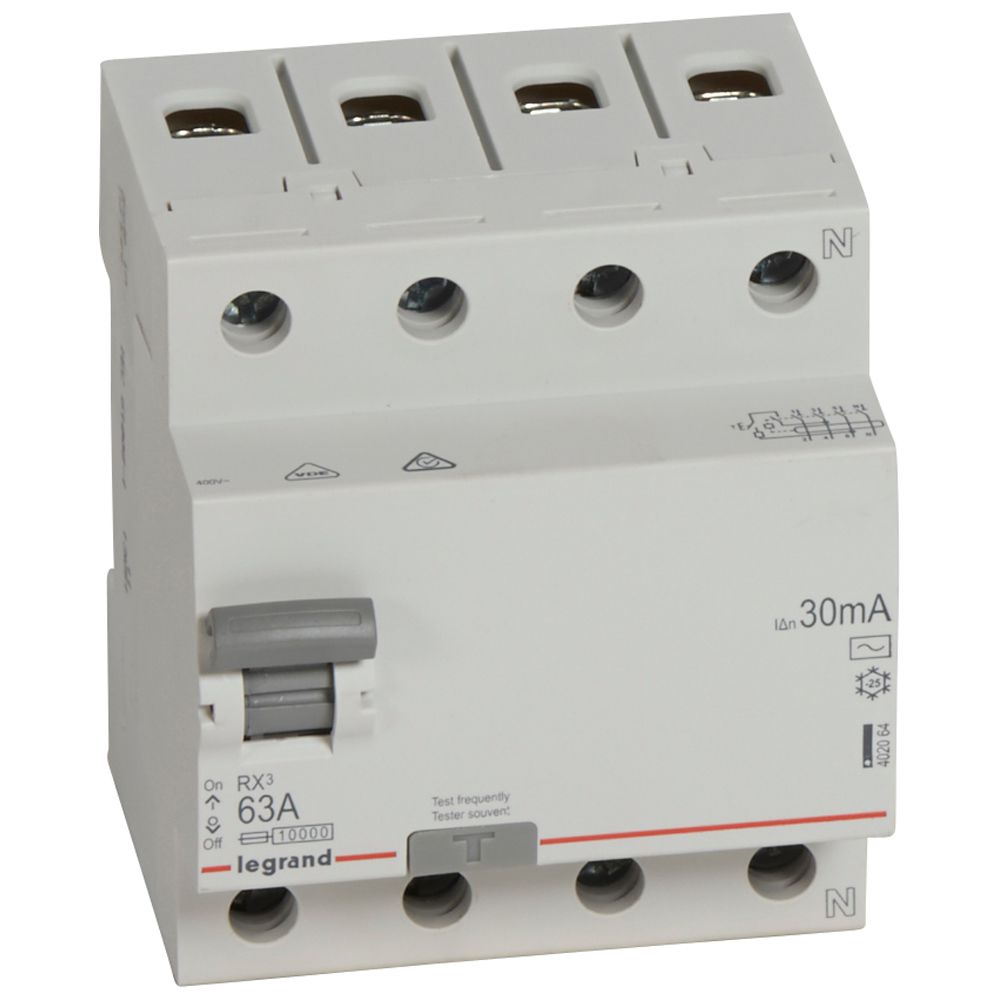 Legrand Residual Current Circuit Breakers (RCCB)