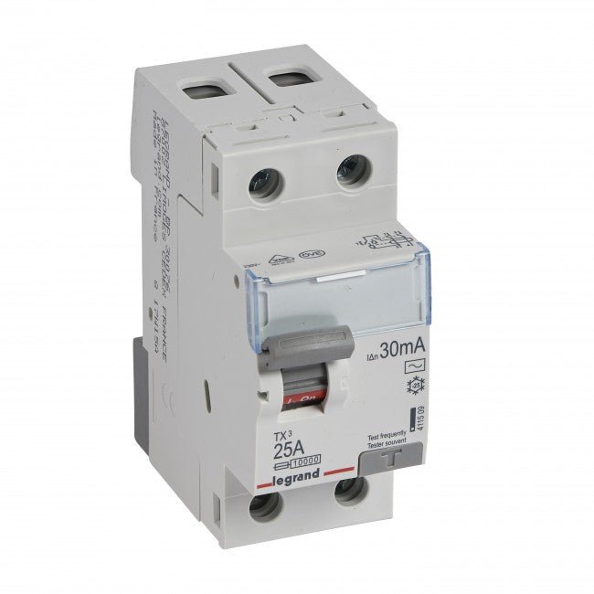 411509 TX³ Residual current circuit breaker 2P 25A 30mA ID - Gabby Electric