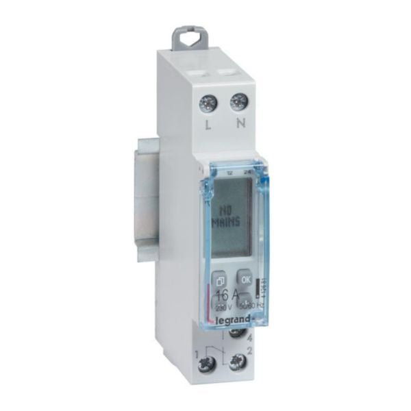 412681 Legrand Time Switch Digital Display 16A 1 Module - Gabby Electric