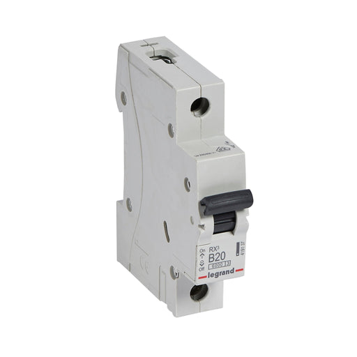 419137 Legrand RX³ Miniature circuit breaker 1P B20A 6kA - Gabby Electric