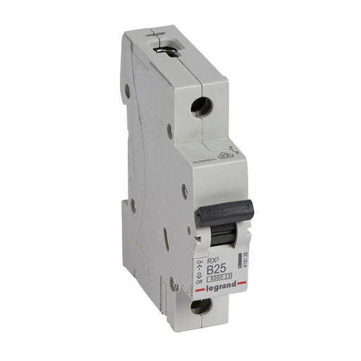419138 Legrand RX³ Miniature circuit breaker 1P B25A 6kA - Gabby Electric