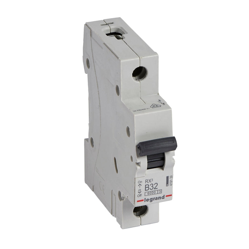 419139 Legrand RX³ Miniature circuit breaker 1P B32A 6kA - Gabby Electric