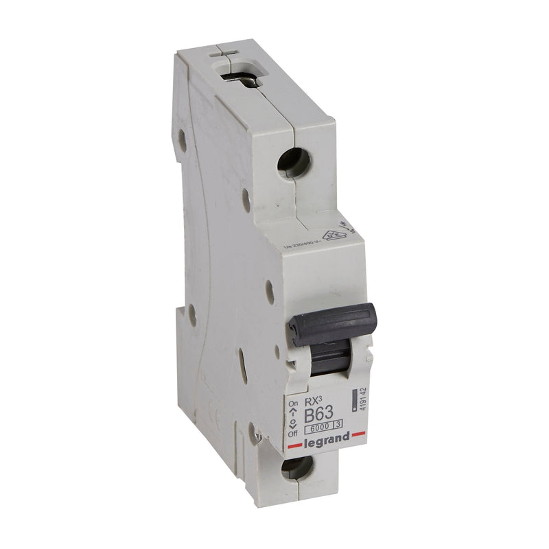 419142 Legrand RX³ Miniature circuit breaker 1P B63A 6kA - Gabby Electric