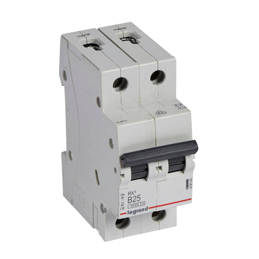 419160 Legrand RX³ Miniature circuit breaker 2P B25A 10kA - Gabby Electric