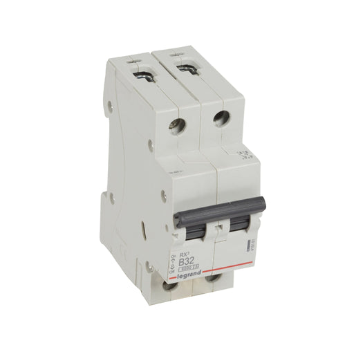 419161 Legrand RX³ Miniature circuit breaker 2P B32A 10kA - Gabby Electric