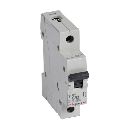 419208 Legrand RX³ Miniature circuit breaker 1P C63A 6kA - Gabby Electric