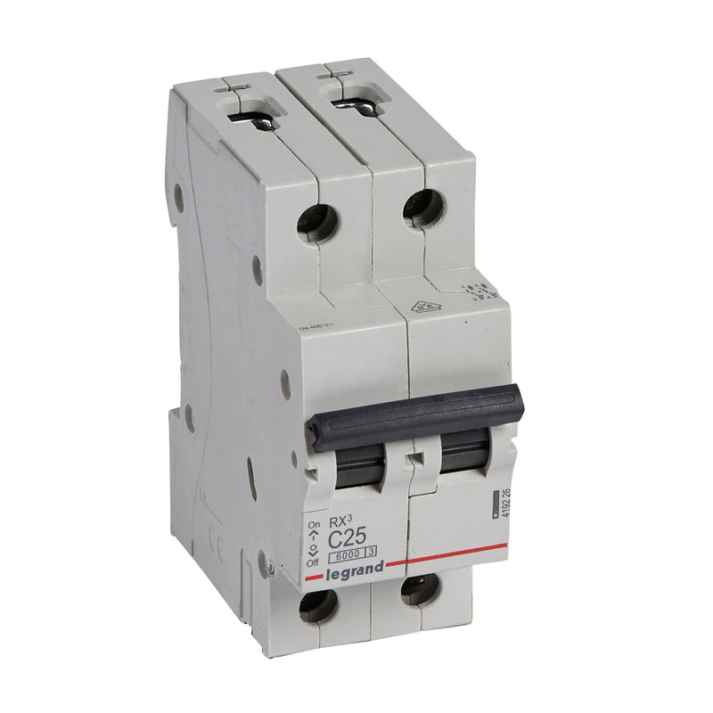 419226 Legrand RX³ Miniature circuit breaker 2P C25A 10kA - Gabby Electric