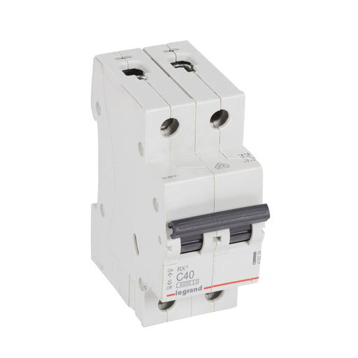 419228 Legrand RX³ Miniature circuit breaker 2P C40A 10kA - Gabby Electric