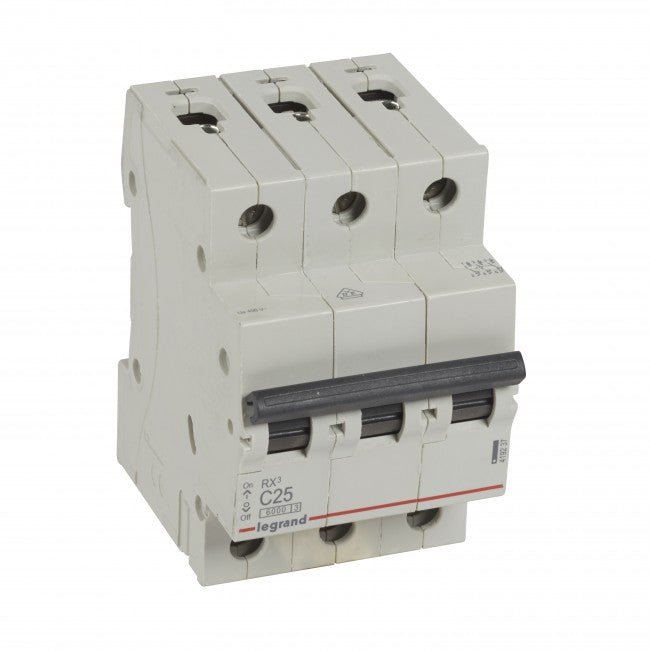 419237 RX³ Miniature circuit breaker 3P C25A 6kA