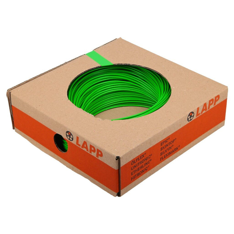 4510123 H05V - K Cable 1mm², green 100m in a pack - Gabby Electric