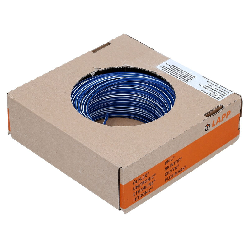 4510921 Lapp H05V - K Cable 0,5mm², Dark Blue/White - 100m In a Pack - Gabby Electric