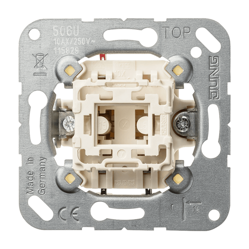 506U Jung Switch (Insert) 1 - gang 10AX 250V, 1P, 2 - way, wo Frame